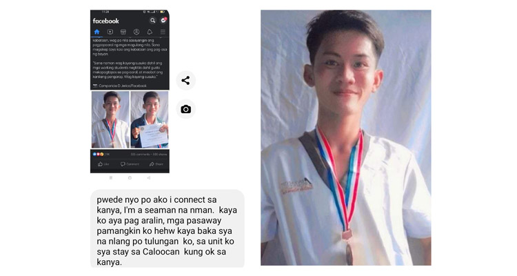 Ka-Publiko gustong ampunin honor student na pangarap makapagtapos ng